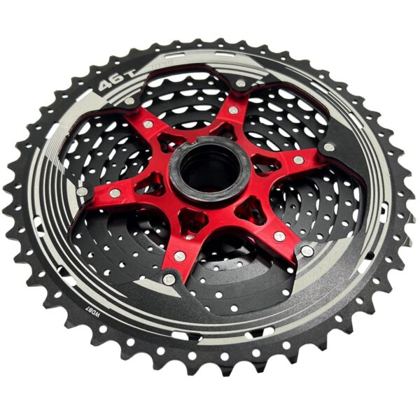 Pacha 11 Velocidades Sunrace Mx8 11-46 Cassette Mtb Cantidad máxima de dientes 46 Color Negro
