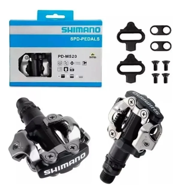 Pedal para bicicleta Shimano PD-M520 - Image 2